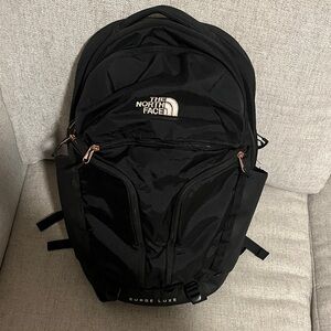 The North Face Surge Luxe Black Backpack